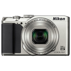 Nikon COOLPIX A900 Digital Camera, 20.3MP, 4K Ultra HD, 35x Optical Zoom, Wi-Fi, Bluetooth & 3” LCD Tiltable Screen, Silver